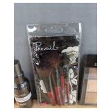 Brand New BYS Glitter Glitz Palette, Makeup Setting Spray, 4-Piece Brush Kit, Contour Trio and 5 Shade Eye Shadow Palette *N