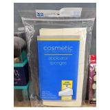 Brand New Studio 35 Pumice Stone, Equate Beauty Pre-Moistened Olive Oil Swabs, Pretty Savvy Large Powder Brush, 32 Cosmetic Applicator Sponges and Essence of Beauty 12 Soft Tip Applicators *N