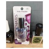 Brand New Sally Hansen Color Foil Nail Makeup, Miracle Gel Top Coat, Colormates Makeup Nail Polish and Toe Separator *N