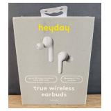 Brand New Heyday Active Noise Canceling True Wireless Bluetooth Earbuds White *N