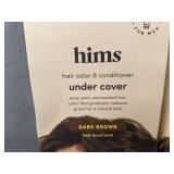 2 Brand New Hims Under Cover Color & Conditioner for Men Dark Brown *N