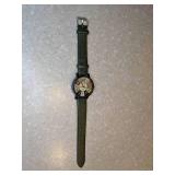 New Digital Quartz Watch Green Band PU Leather *P