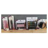Brand New Colormates Makeup Juicy Lip Gloss, Lip Crayon, Blush & Brush, High Pearl Eye Shadow Mirror Case and Pressed Powder *N
