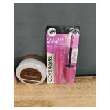 Brand New Covergirl Eye Enhancer Kit, Taupe Eye Shadow, Clean Fresh Cooling Glow Stick, Trublend Minerals Loose Mineral Powder and Pull Lash Bloom Mascara *N