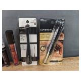 Brand New Covergirl Lipstick, Outlast Ultimatte Liquid Lip Color, Lip Gloss, Liquid Liner and Exhibitionist Stretch & Strength Mascara *N