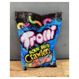 4 Brand New Trolli Original, Electric, Duo, and Crawlers 6.3 oz- 7.5 oz. Bags *N