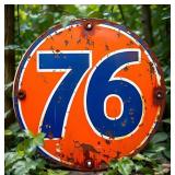 Brand New 76 Motor Oil Aluminum Sign *N