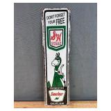 Brand New Sinclair Dino Gasoline Aluminum Sign *N