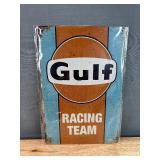 Brand New Champion Gulf Racing Team Aluminum Sign *N