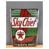 Brand New Texaco Sky Chief Gasoline Aluminum Sign *N