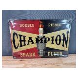 Brand New Champion Spark Plugs Aluminum Sign *N