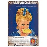 Brand New Miss Sunbeam Aluminum Sign *N