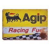 Brand New Agip Racing Fuel Aluminum Sign *N
