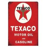Brand New Texaco Motor Oil and Gasoline Aluminum Sign *N