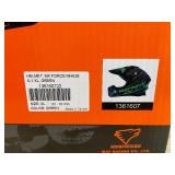 Brand New MX Force MHS39 X-1 Motocross Helmet - Black & Green - Adult Size XL *N