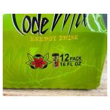 12 Brand New Case of Code Mix Guarna Energy Drinks 16oz Cans *N