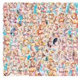 100 Brand New Bikini Cartoon Character Stickers *N