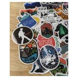 100 New Adventure and Camping Theme Aesthetic Stickers for Water Bottles, Laptops, Scrapbooking Etc *E