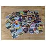 50 New National Park Theme Aesthetic Stickers for Water Bottles, Laptops, Scrapbook Etc *E