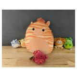 6 Brand New Squishmallow Plushes - Josue, Trenton, Barella, Shasta, Sol, and Meghan *N