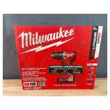 Brand New Milwaukee M18 18V Lithium-Ion Brushless Cordless 1/2 in. Compact Drill/Driver Kit with Two 2.0 Ah Batteries, Charger and Case $199 Retail *N