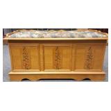 Hope Chest with a Flower Design
