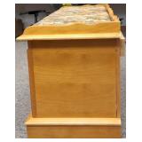 Hope Chest with a Flower Design