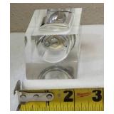 Vintage Glass Cube Table Lighter (View Photos)