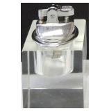 Vintage Glass Cube Table Lighter (View Photos)