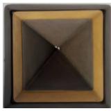 Colibri Pyramid Tabletop Lighter & Ashtray - 3 PC (View Photos)