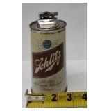 Schlitz 12 OZ Beer Can Lighter 1962 & Music Box with a Catchy Jingle *Vintage (View Photos)