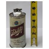 Schlitz 12 OZ Beer Can Lighter 1962 & Music Box with a Catchy Jingle *Vintage (View Photos)