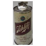 Schlitz 12 OZ Beer Can Lighter 1962 & Music Box with a Catchy Jingle *Vintage (View Photos)
