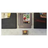 Retro Nintendo - (1) ZELDA II The Adventures of LINK (1) GOAL! TWO (1) Arch Rivals A BasketBrawl & (1) Memory Card Plus