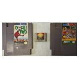 Retro Nintendo - (1) ZELDA II The Adventures of LINK (1) GOAL! TWO (1) Arch Rivals A BasketBrawl & (1) Memory Card Plus