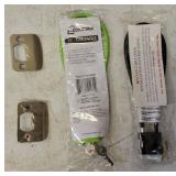 Assortment of Door Handles & Locks + (2) New Bike Locks (View Photos)