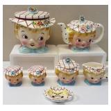 Vintage Lefton's Miss Dainty Ceramic Set (View Photos /List)