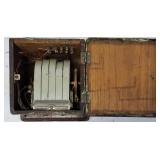 Antique Railroad Telephone Dynamo Crank Generator *View Photos