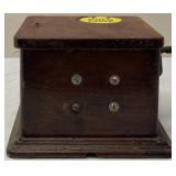 Antique Railroad Telephone Dynamo Crank Generator *View Photos