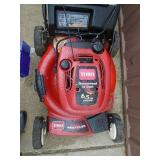 Toro 6.5 hp recycler. Self propelled with bag. Good shape. Tested & works. As shown.