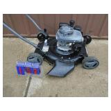 Pulsar 20 push mower. Looks nearly new. Tested & works. As shown.