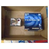 Flat of Federal 10 gauge shells. Missing a few. & 20 .327 shells. As shown.