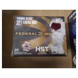 Flat of Federal 10 gauge shells. Missing a few. & 20 .327 shells. As shown.