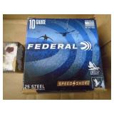 Flat of Federal 10 gauge shells. Missing a few. & 20 .327 shells. As shown.