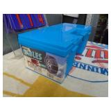 Cable tire chains. Size in pics. As shown.