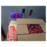 Box of 12 gauge Paper shell to reload. Approx 200?. As shown.