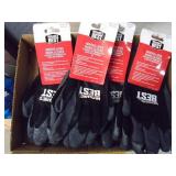 Flat of winter latex work gloves. As shown.