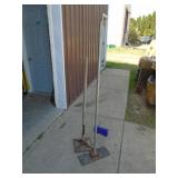 Qty of 2 tampers. 1 10x10 and 1 homemade. As shown.