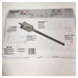 New Milwaukee 13 Piece Flat Boring Set 1/4"- 1" 1/4" Quick Change Hex Shank 48-27-1520