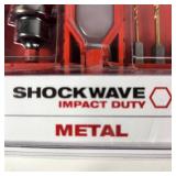 New Milwaukee Impact Step And Drill Bit Set 48-89-9252 Shockwave Impact Duty Metal